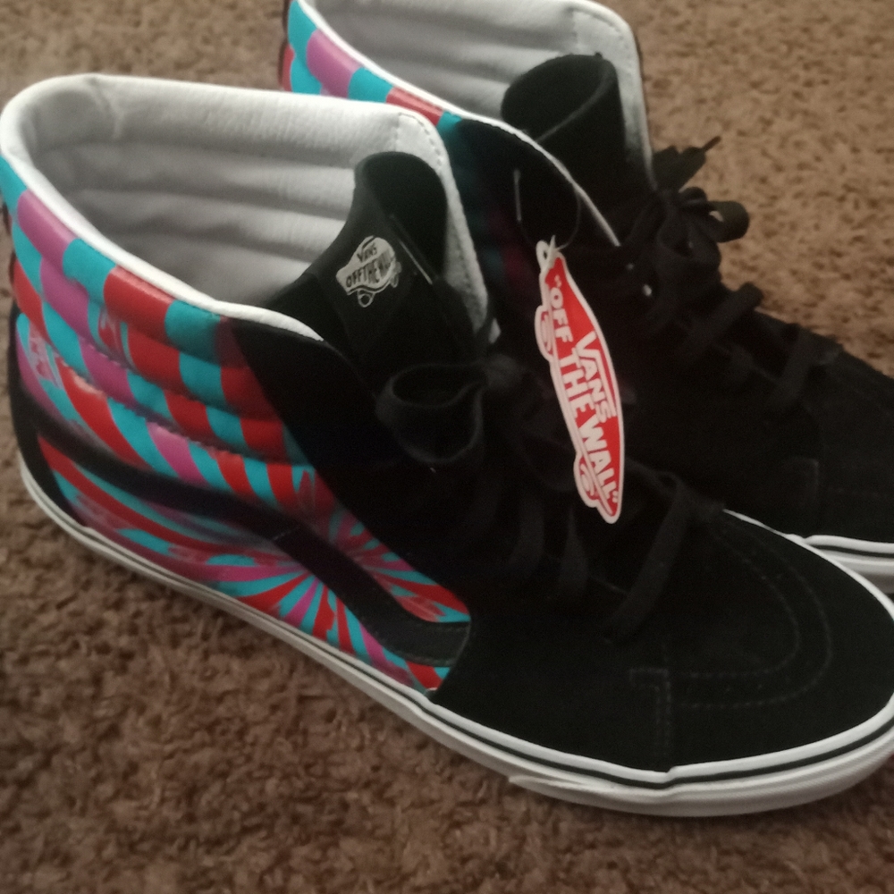 High top Vans off the wall edition